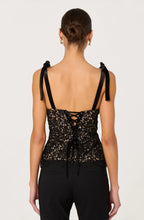 Load image into Gallery viewer, Donne Floral Lace Bustier Top