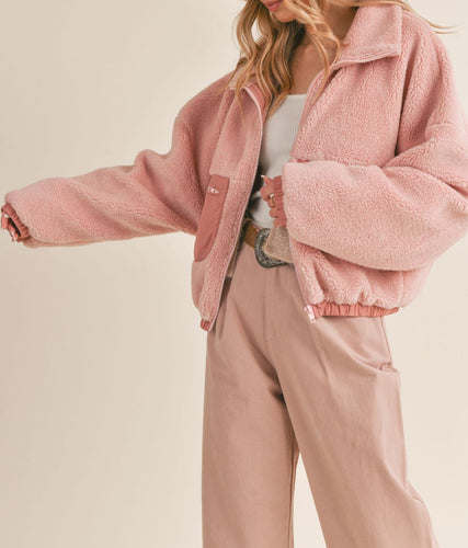 Pink Patty Fleece Jacket