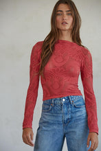 Load image into Gallery viewer, Jacquard Fishnet Layering Top