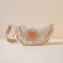 Load image into Gallery viewer, Nylon Sling Bag - Stone, front