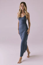 Load image into Gallery viewer, Bliss Future Gray Midi Dress