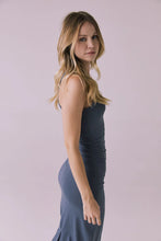 Load image into Gallery viewer, Bliss Future Gray Midi Dress