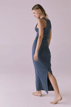 Load image into Gallery viewer, Bliss Future Gray Midi Dress