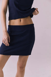 Ibiza Navy Mini Skirt
