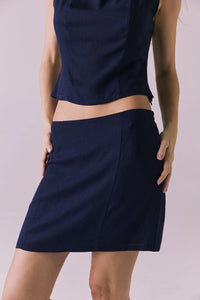 Ibiza Navy Mini Skirt