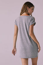 Load image into Gallery viewer, T-Shirt Streaky Grey Mini Dress