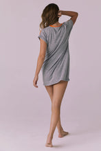 Load image into Gallery viewer, T-Shirt Streaky Grey Mini Dress