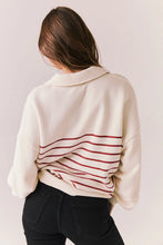 Load image into Gallery viewer, Heart Half Zip Pullover