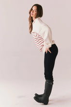 Load image into Gallery viewer, Heart Half Zip Pullover