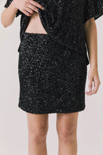 Load image into Gallery viewer, Jayde True Black Mini Skirt