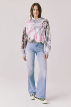Load image into Gallery viewer, Heart Tie Dye Zip Up Hoodie