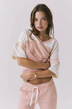 Load image into Gallery viewer, Palmer Starry White and Delicate Honey Tee