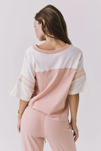 Load image into Gallery viewer, Palmer Starry White and Delicate Honey Tee