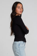 Load image into Gallery viewer, Silva Black Fullsleeve Top, side