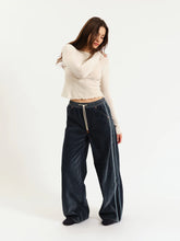 Load image into Gallery viewer, The Cozy Jean Wide Leg Pull On in Sky Whisper