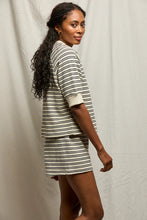 Load image into Gallery viewer, Effie Stripe Short Sleeve Sweatshirt