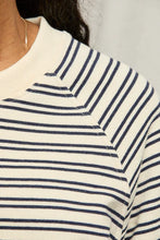 Load image into Gallery viewer, Effie Stripe Short Sleeve Sweatshirt