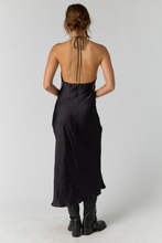 Load image into Gallery viewer, Citrine Midi Dress - Espresso Combo, back