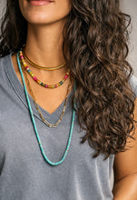 Load image into Gallery viewer, Iris Mixed Stone Beaded Necklace