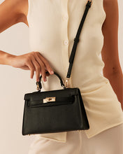 Load image into Gallery viewer, Hariette handle bag in Black