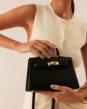 Load image into Gallery viewer, Hariette handle bag in Black