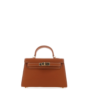 Load image into Gallery viewer, Hariette handle bag in Tan