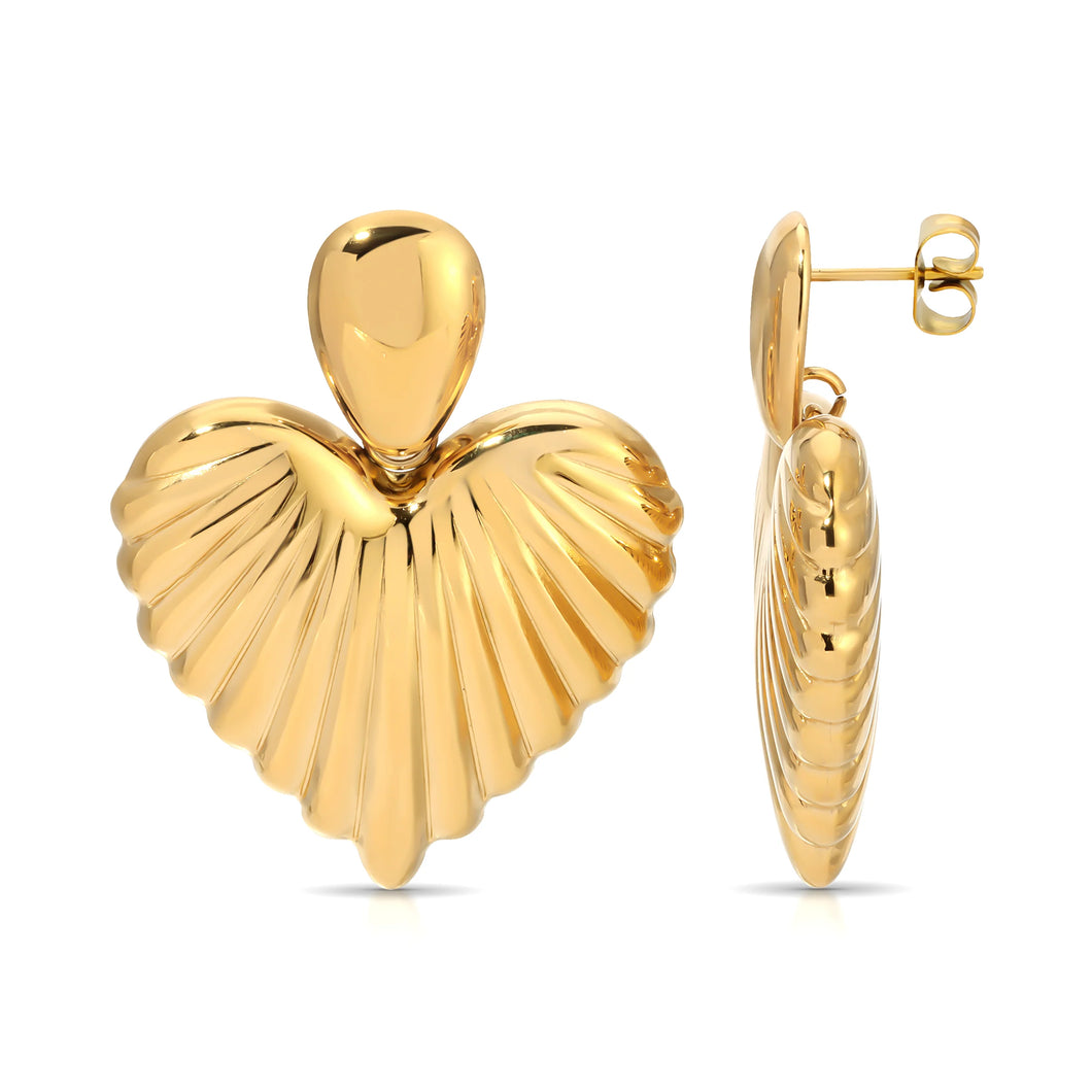 Heart of Gold Earrings
