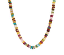 Load image into Gallery viewer, Iris Mixed Stone Beaded Necklace