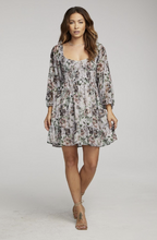 Load image into Gallery viewer, Dark Floral Lane Mini Dress