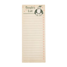 Load image into Gallery viewer, Naughty List Notepad