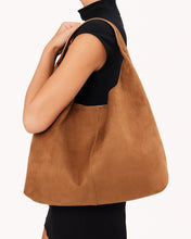 Load image into Gallery viewer, Remi Shoulder Bag in Hazel Suede