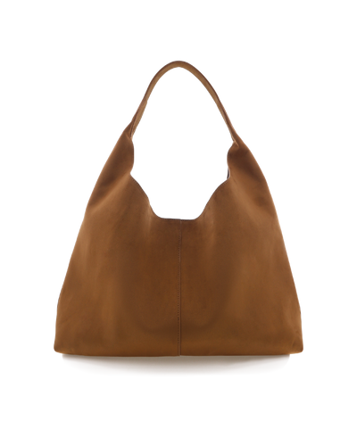 Remi Shoulder Bag in Hazel Suede