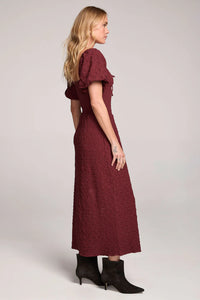 Colyn Sangria Midi Dress