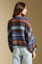 Load image into Gallery viewer, Aden Sweater - Indigo, back