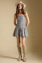 Load image into Gallery viewer, Leightyn Mini Dress - Indigo, front