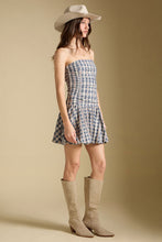 Load image into Gallery viewer, Leightyn Mini Dress - Indigo, side angle