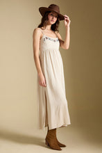 Load image into Gallery viewer, Peni Midi Dress - Bone, side angle