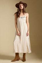 Load image into Gallery viewer, Peni Midi Dress - Bone, with hat