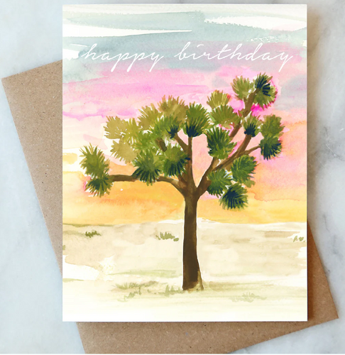 Joshua Tree Birthday Card