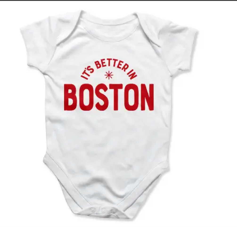 It's Better in Boston Baby Onesie