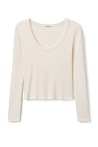 Josie ribbed longsleeve by perfectwhitetee in Sugar
