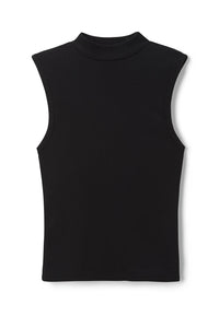 Mel mock neck tank by perfectwhitetee