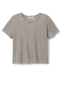 Harley T Shirt by perfectwhitetee in ivory/black stripe