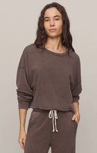 Load image into Gallery viewer, Circuit Sweatshirt - Dark Chocolate, front