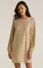 Load image into Gallery viewer, Andromeda Champagne Sequin Dress