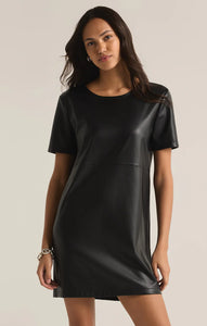 London Vegan Leather Dress