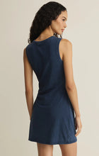 Load image into Gallery viewer, Mattie Jersey Denim Mini Dress