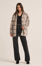 Load image into Gallery viewer, Crystal Grey Plaid Tucker Jacket