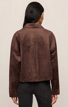 Load image into Gallery viewer, All Day Cropped Suede Jacket - Dark Chocolate