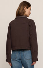 Load image into Gallery viewer, Rey Cropped Chore Jacket Umber back